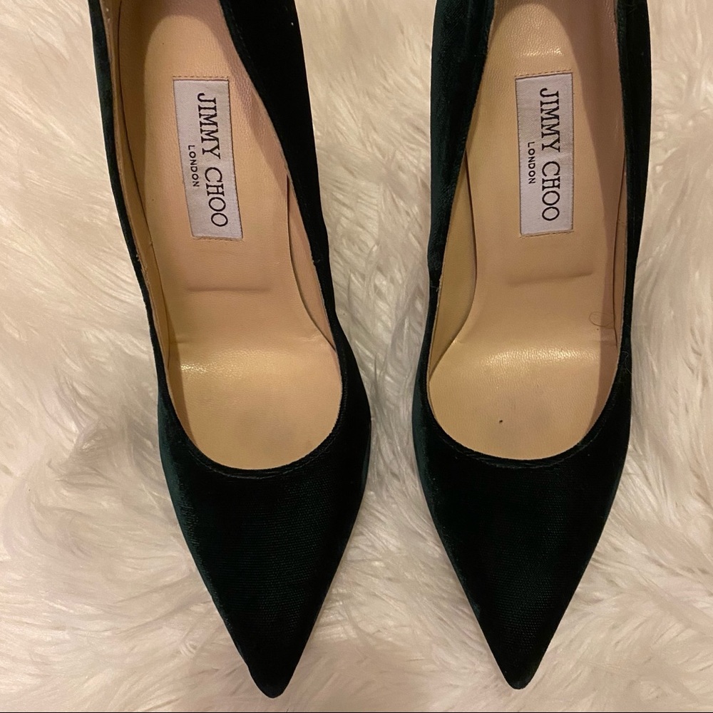 Green Jimmy Choo Stilettos